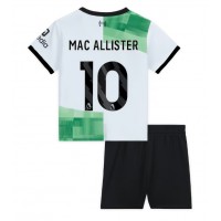 Fotballdrakt Barn Liverpool Alexis Mac Allister #10 Bortedraktsett 2023-24 Kortermet (+ Korte bukser)